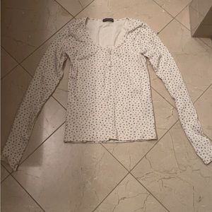 Brandy Melville Ahern Floral Thermal Top